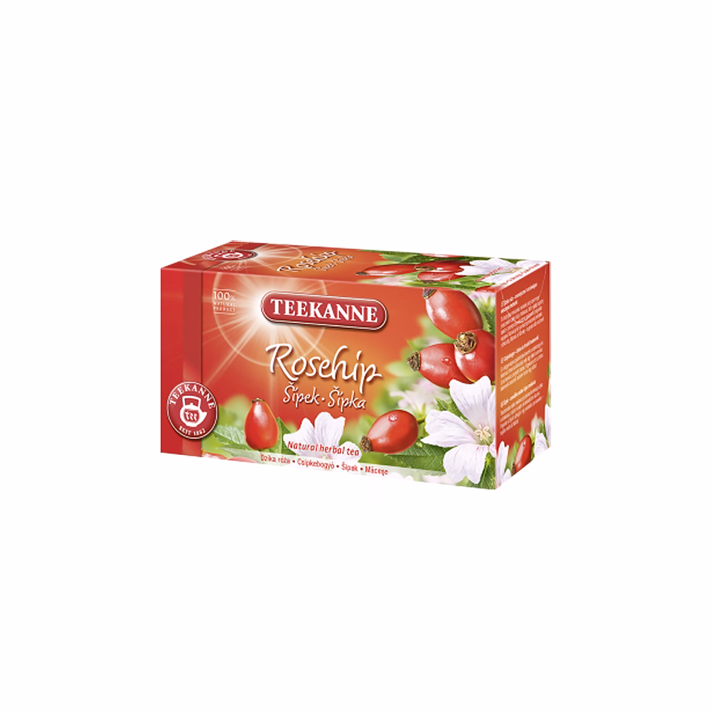 Herbatea TEEKANNE Rosehip csipkebogyó 20 filter/doboz