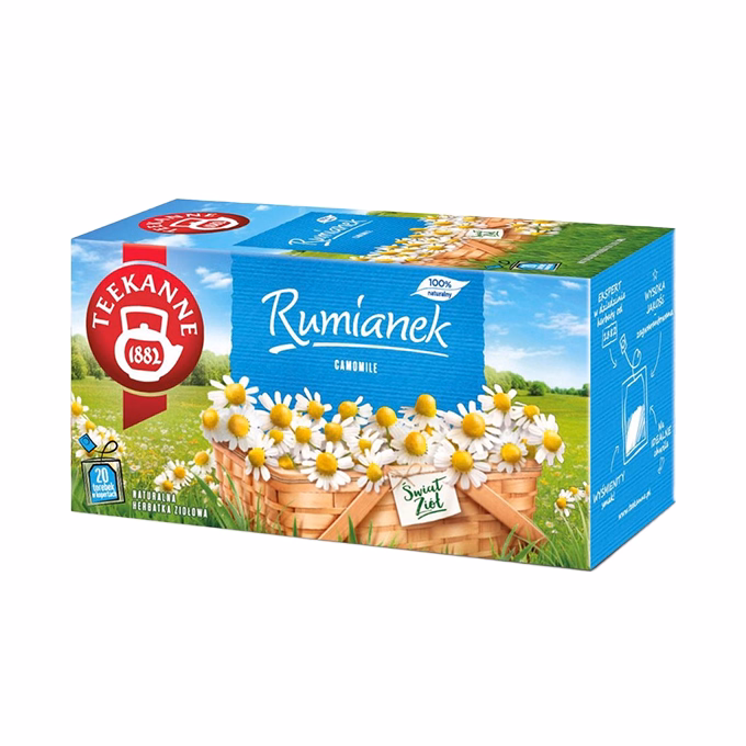 Herbatea TEEKANNE kamilla 12 filter/doboz