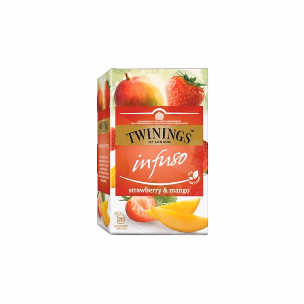 Herbatea TWININGS mangó és eper 20 filter/doboz