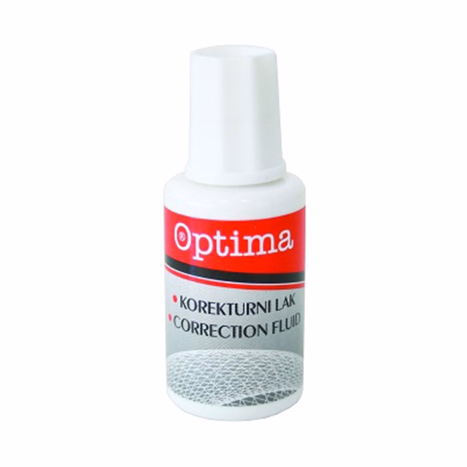 Hibajavító folyadék OPTIMA ecsetes oldószeres 20 ml