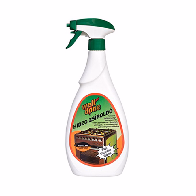 Hideg zsíroldó WELL DONE szórófejes 750ml