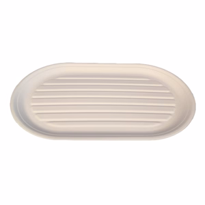 Hidegtál 10 személyes cukornád lebomló 55 x 32 cm fehér 50 darabos