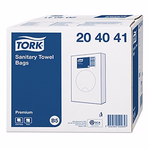 Higiéniai intimtasak TORK 204041 B5 rendszerbe  25 darabos