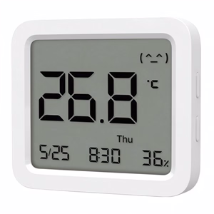 Hő és páratartalom mérő XIAOMI Mi Temperature And Humidity Monitor 3 Mini fehér