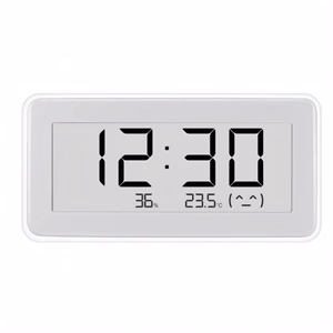 Hő és páratartalom mérő XIAOMI Mi Temperature And Humidity Monitor Clock Pro fehér