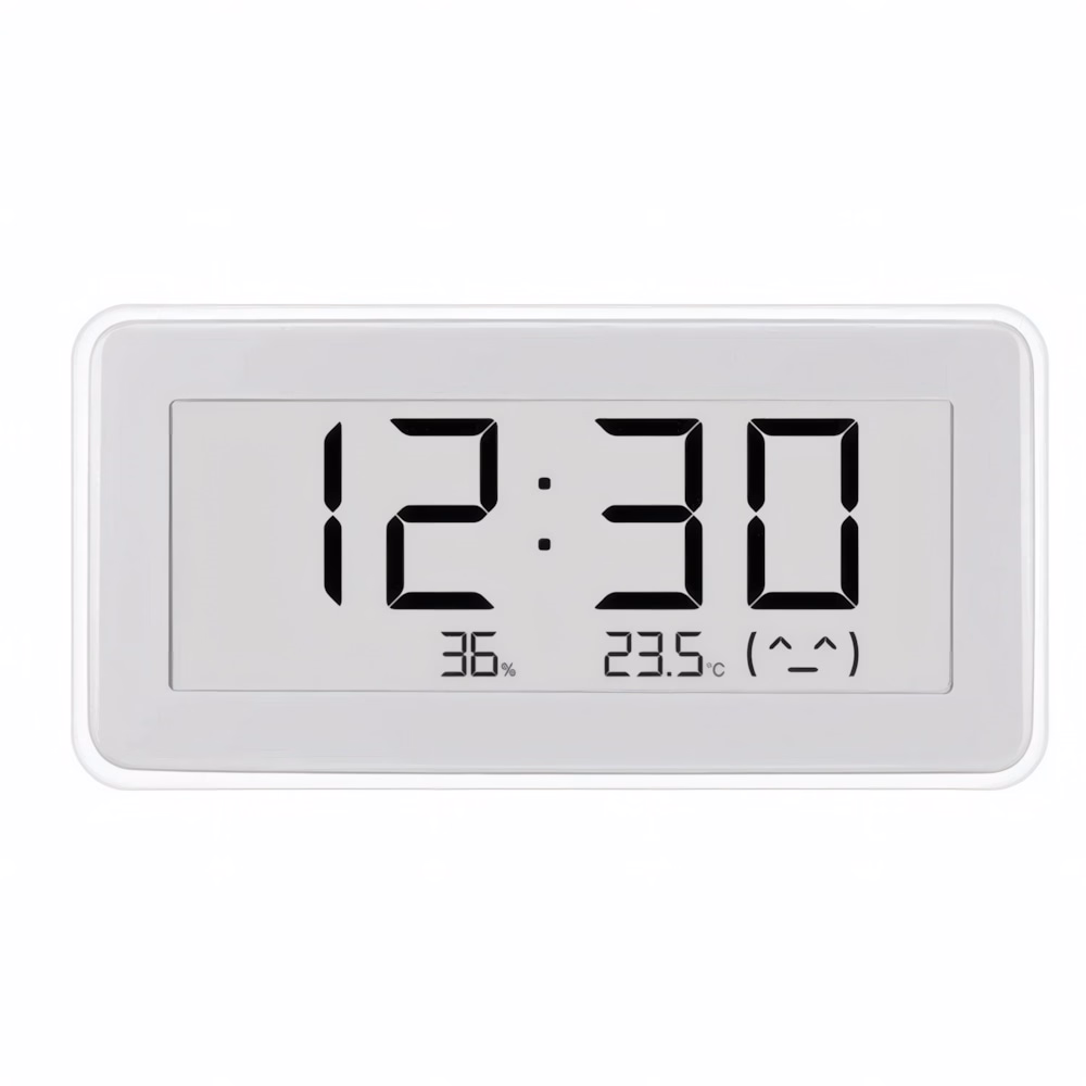 Hő és páratartalom mérő XIAOMI Mi Temperature And Humidity Monitor Clock Pro fehér
