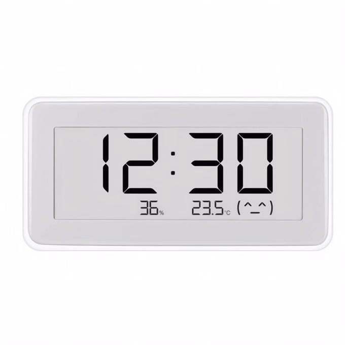 Hő és páratartalom mérő XIAOMI Mi Temperature And Humidity Monitor Clock Pro fehér