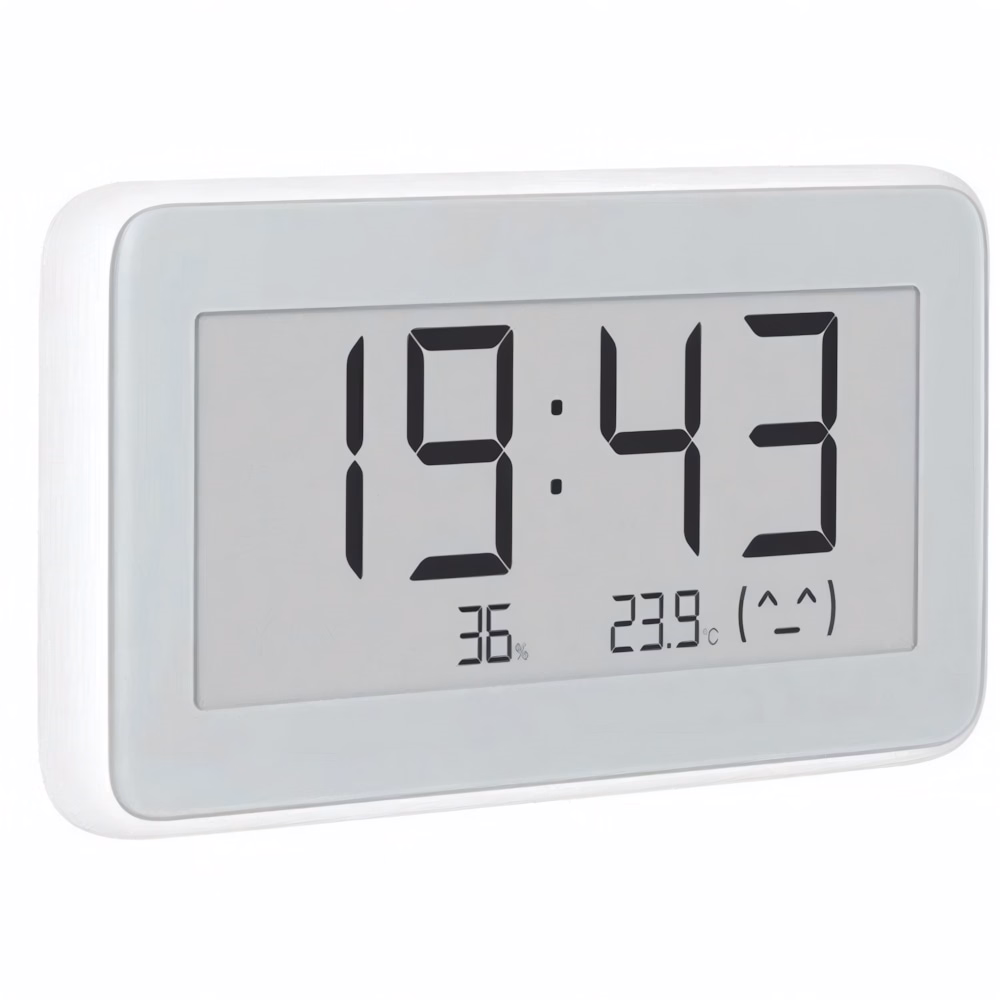 Hő és páratartalom mérő XIAOMI Mi Temperature And Humidity Monitor Clock Pro fehér