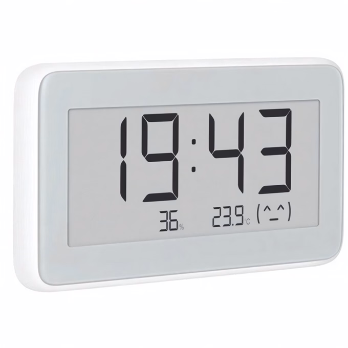 Hő és páratartalom mérő XIAOMI Mi Temperature And Humidity Monitor Clock Pro fehér