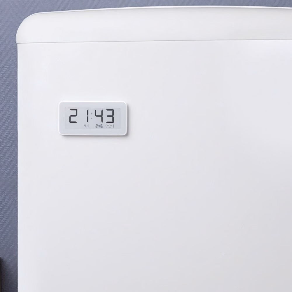 Hő és páratartalom mérő XIAOMI Mi Temperature And Humidity Monitor Clock Pro fehér
