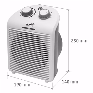Hősugárzó HOME FK1G ventilátoros szürke 2000W