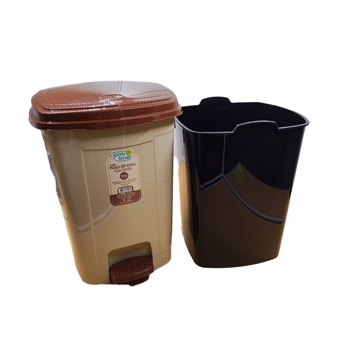 Hulladéktároló pedálos 22 liter
