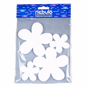 Hungarocell dekoráció NEBULO virágok 4 darabos