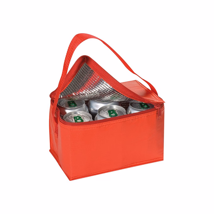 Hűtőtáska mini vállpánttal piros