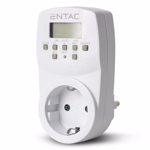 Időkapcsoló ENTAC digitális programozható IP20