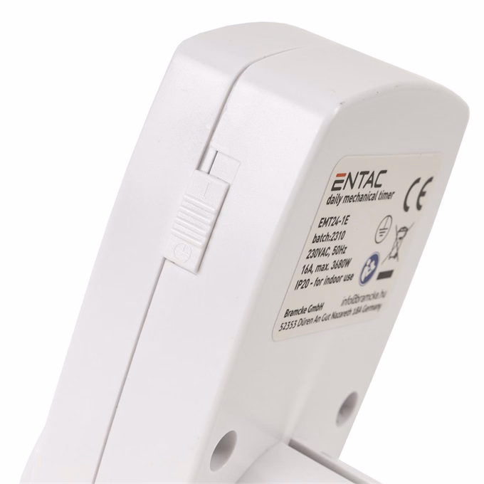Időkapcsoló ENTAC mechanikus programozható IP20