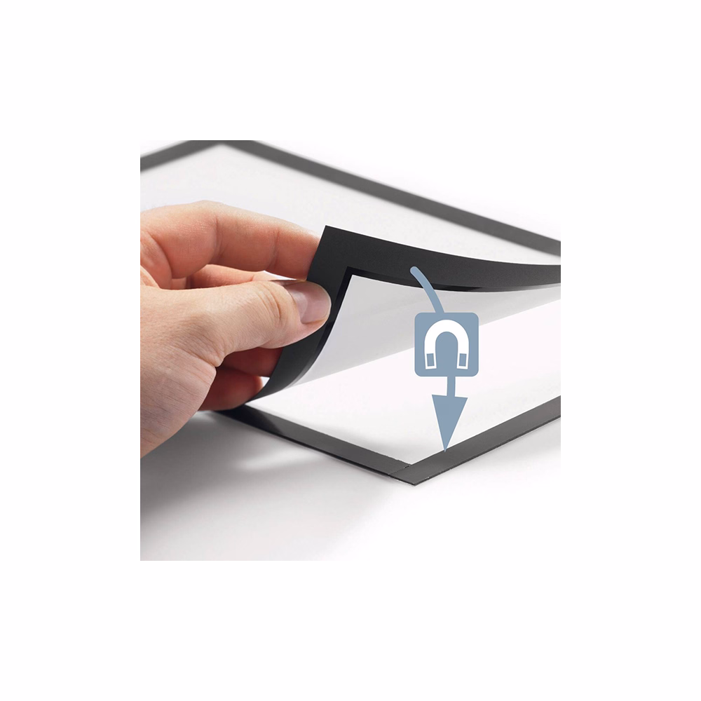 Infokeret DURABLE Duraframe A/3 sima felületre mágneses ezüst 2 darabos