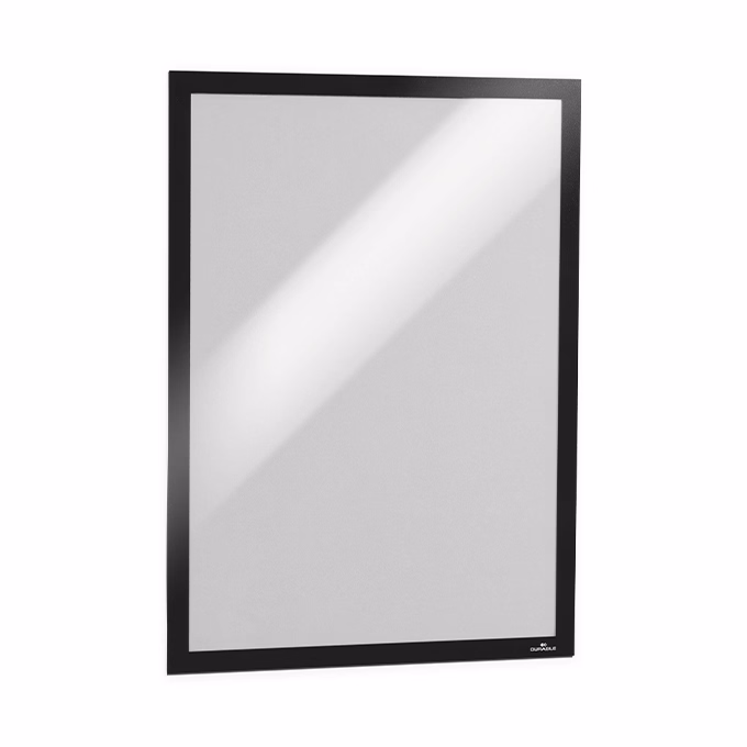 Infokeret DURABLE Duraframe A/3 sima felületre mágneses fekete 2 darabos
