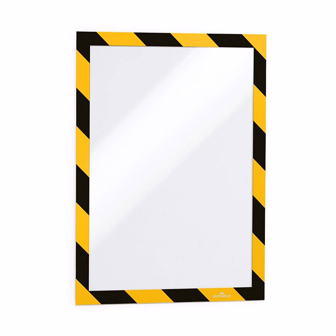 Infokeret DURABLE Duraframe A/4 mágneses sárga-fekete