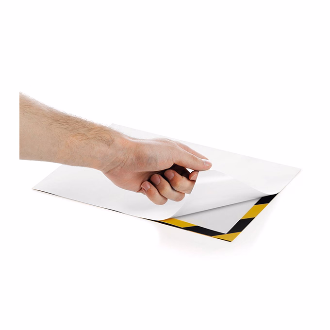 Infokeret DURABLE Duraframe A/4 mágneses sárga-fekete