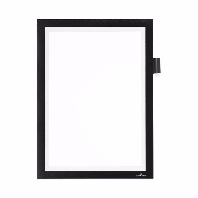 Infokeret DURABLE Duraframe Note  A/4 öntapadós fekete