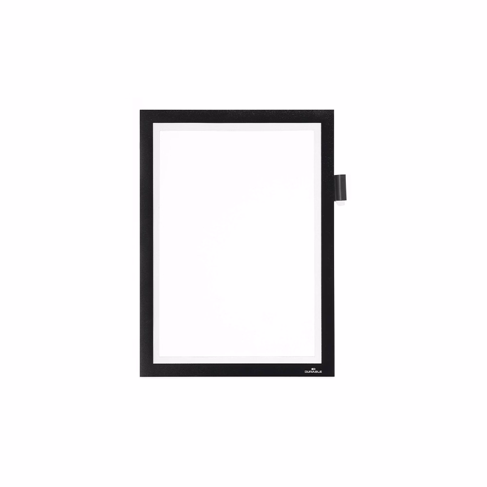Infokeret DURABLE Duraframe Note  A/4 öntapadós fekete