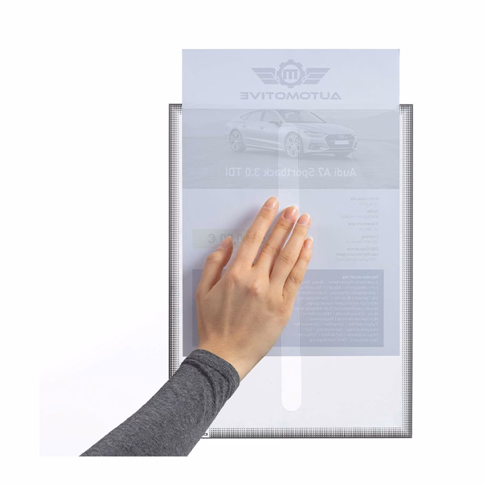 Információs tasak DURABLE A/4 elektrosztatikus antracit