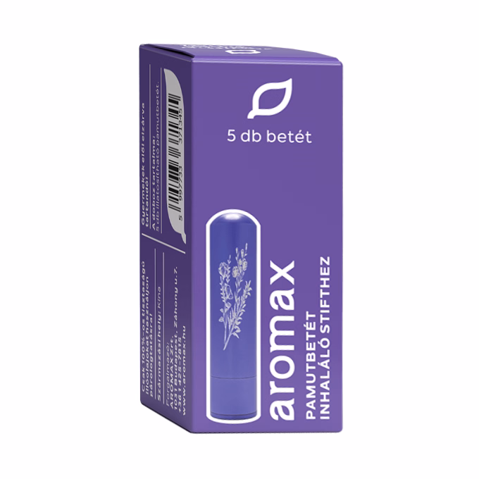 Inhaláló stift betét AROMAX 5 darabos Inhaláló stift betét AROMAX 5 darabos