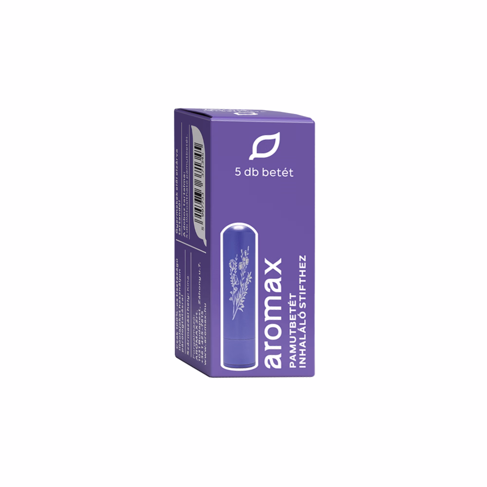Inhaláló stift betét AROMAX 5 darabos Inhaláló stift betét AROMAX 5 darabos