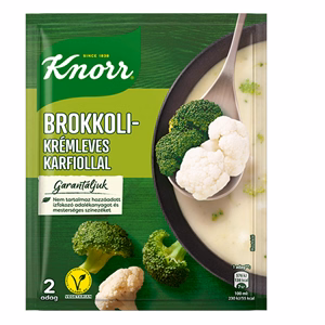 Instant KNORR Brokkolikrémleves karfiollal 51 g