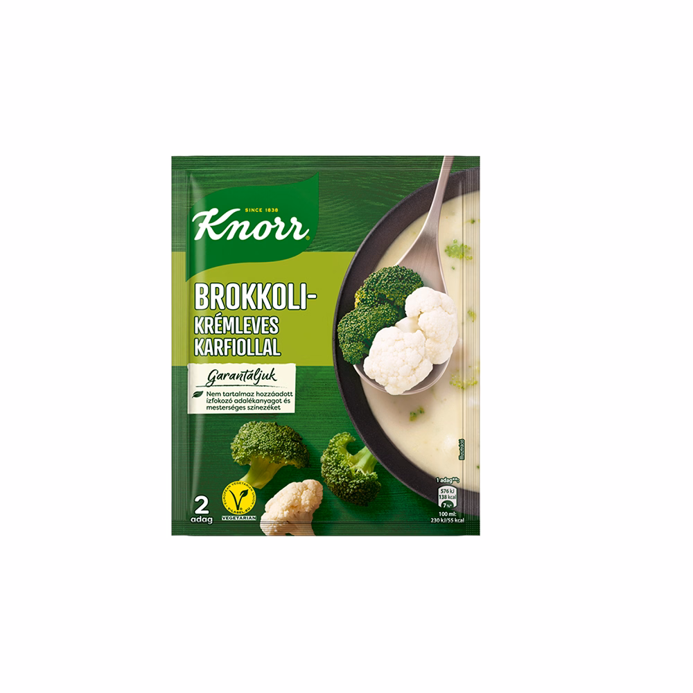 Instant KNORR Brokkolikrémleves karfiollal 51 g