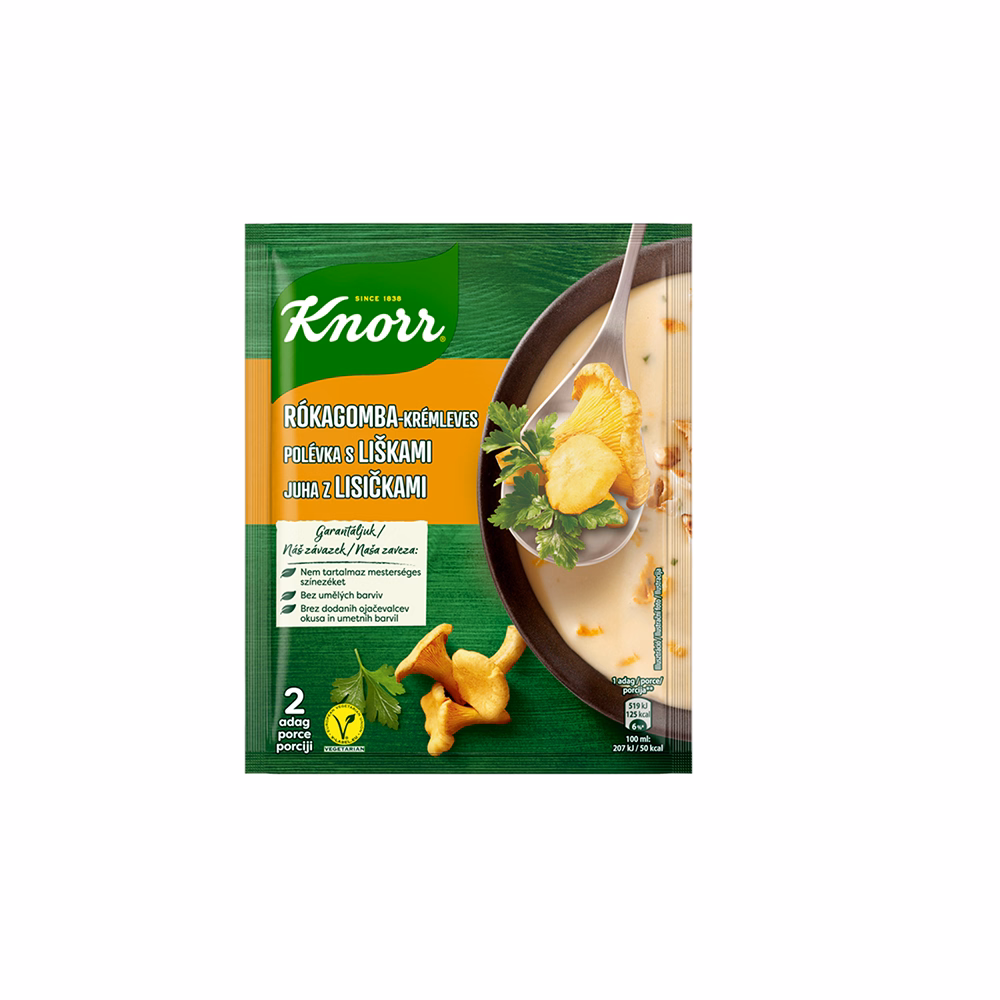 Instant KNORR Rókagomba-krémleves 56 g Instant KNORR Rókagomba-krémleves 56 g