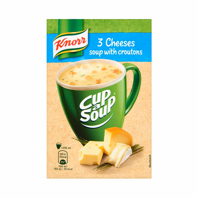 Instant KNORR Sajtos krémleves 17 g
