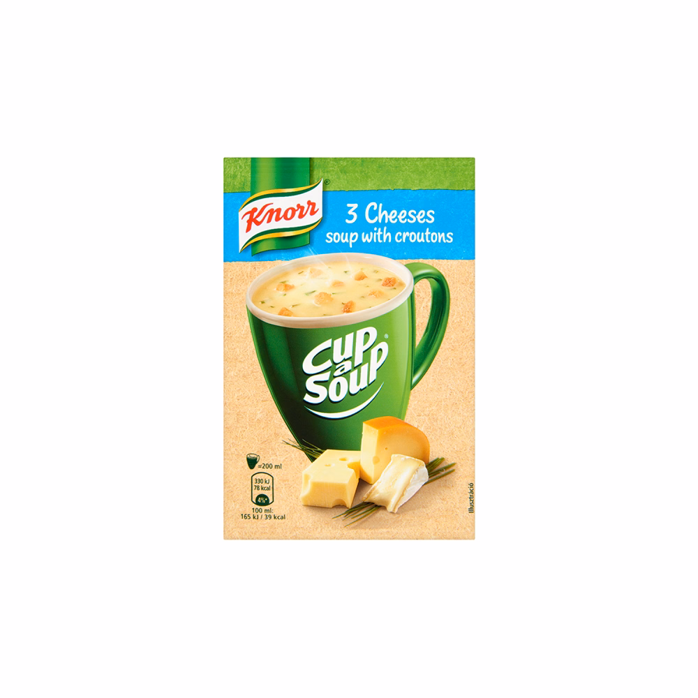 Instant KNORR Sajtos krémleves 17 g