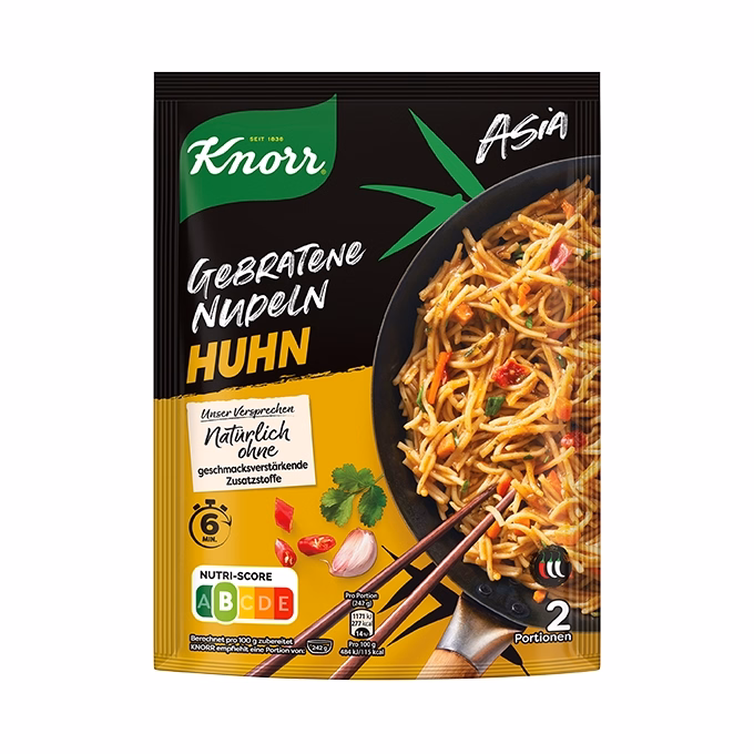 Instant KNORR Spaghetteria Ázsiai pirított tészta csirkés ízesítéssel 134 g