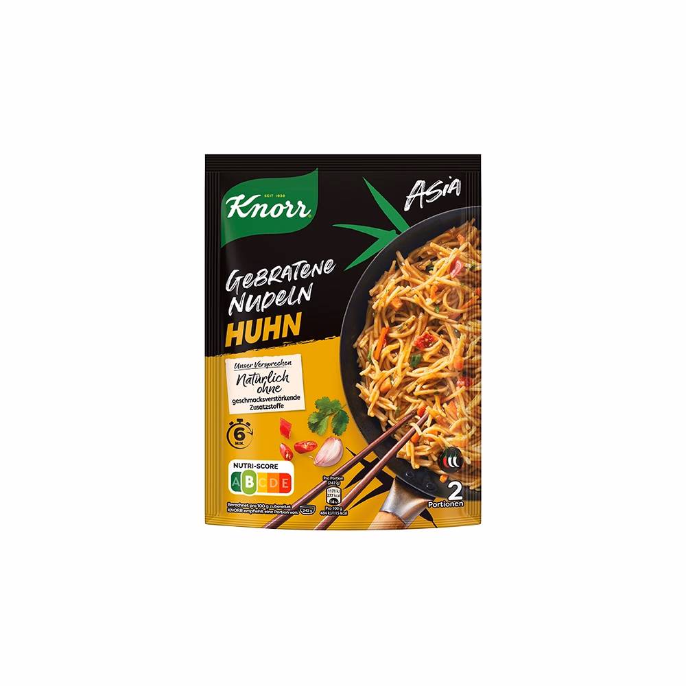 Instant KNORR Spaghetteria Ázsiai pirított tészta csirkés ízesítéssel 134 g