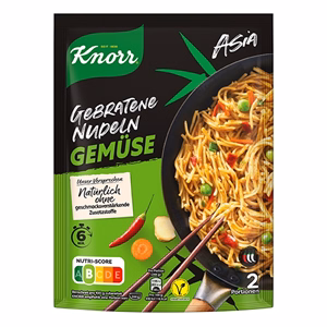 Instant KNORR Spaghetteria Ázsiai pirított tészta pikáns-zöldséges ízesítéssel 139 g