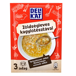 Instant tésztás leves DELIKÁT Zöldségleves kagylótésztával 44 g