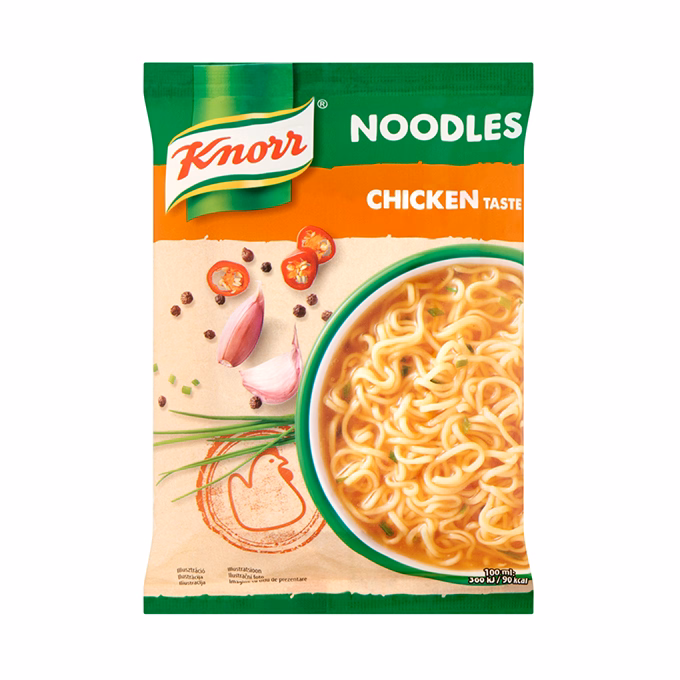 Instant tésztás leves KNORR Noodles Csirkés ízű 61 g