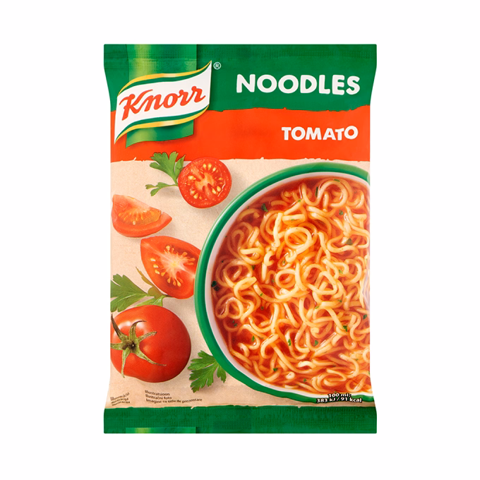 Instant tésztás leves KNORR Noodles Paradicsomos ízű 65 g Instant tésztás leves KNORR Noodles Paradicsomos ízű 65 g