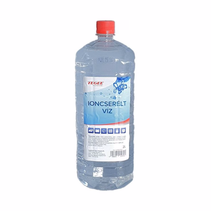 Ioncserélt víz TEGEE 2L
