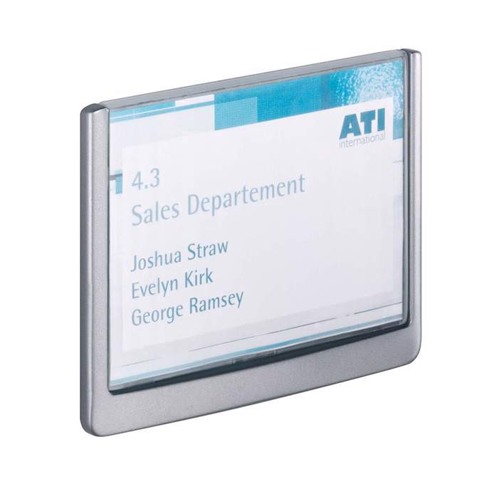 Irányítótábla DURABLE Click Sign 149x105,5 mm grafit