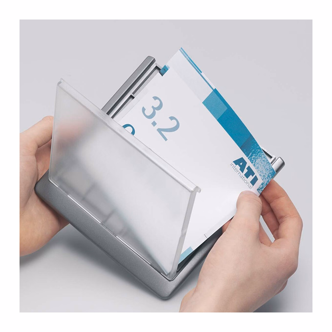 Irányítótábla DURABLE Click Sign 149x105,5 mm grafit