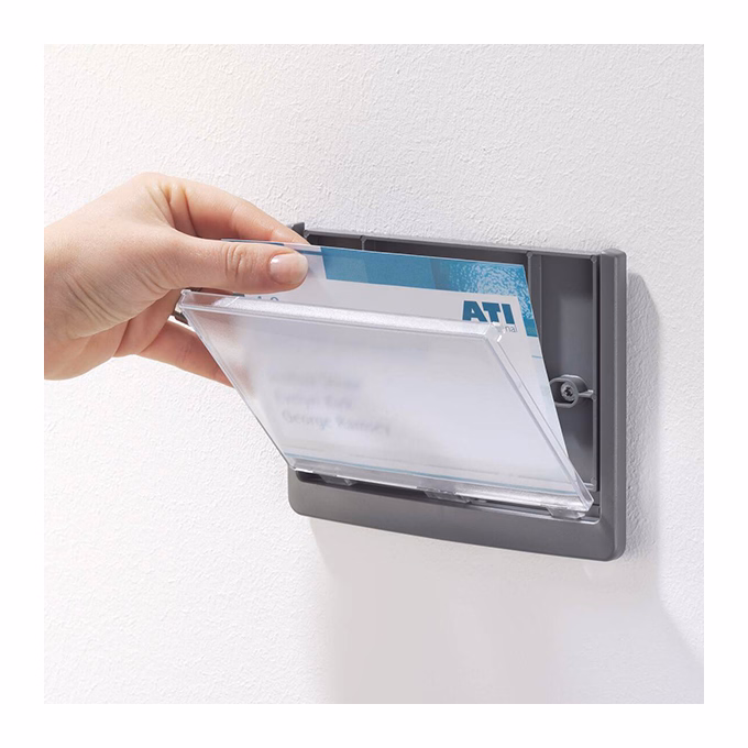 Irányítótábla DURABLE Click Sign 149x105,5 mm grafit