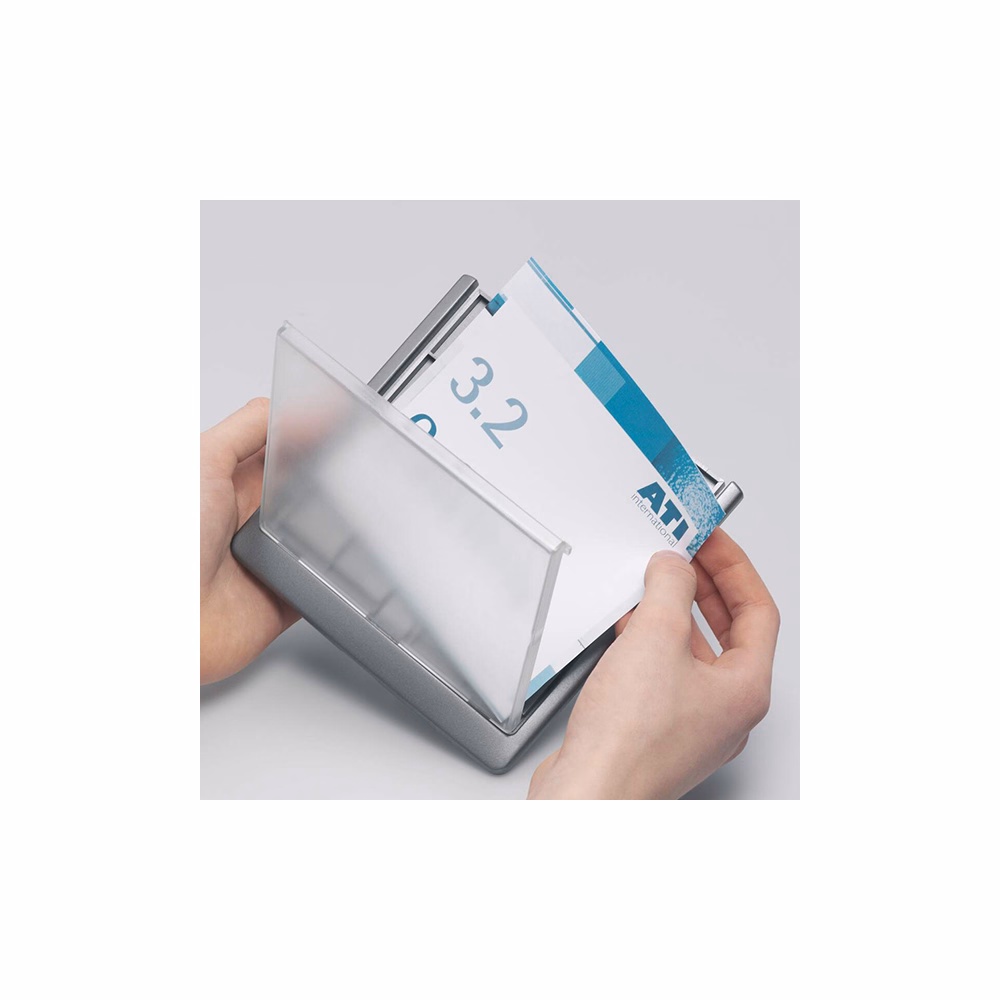 Irányítótábla DURABLE Click Sign 149x105,5 mm grafit