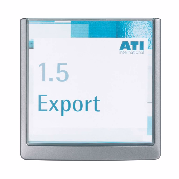 Irányítótábla DURABLE Click Sign 149x148,5 mm grafit