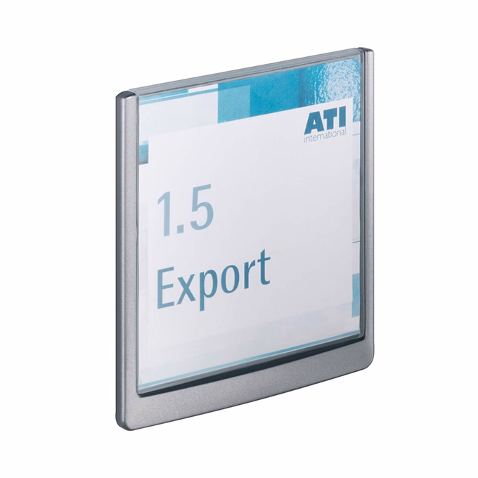 Irányítótábla DURABLE Click Sign 149x148,5 mm grafit