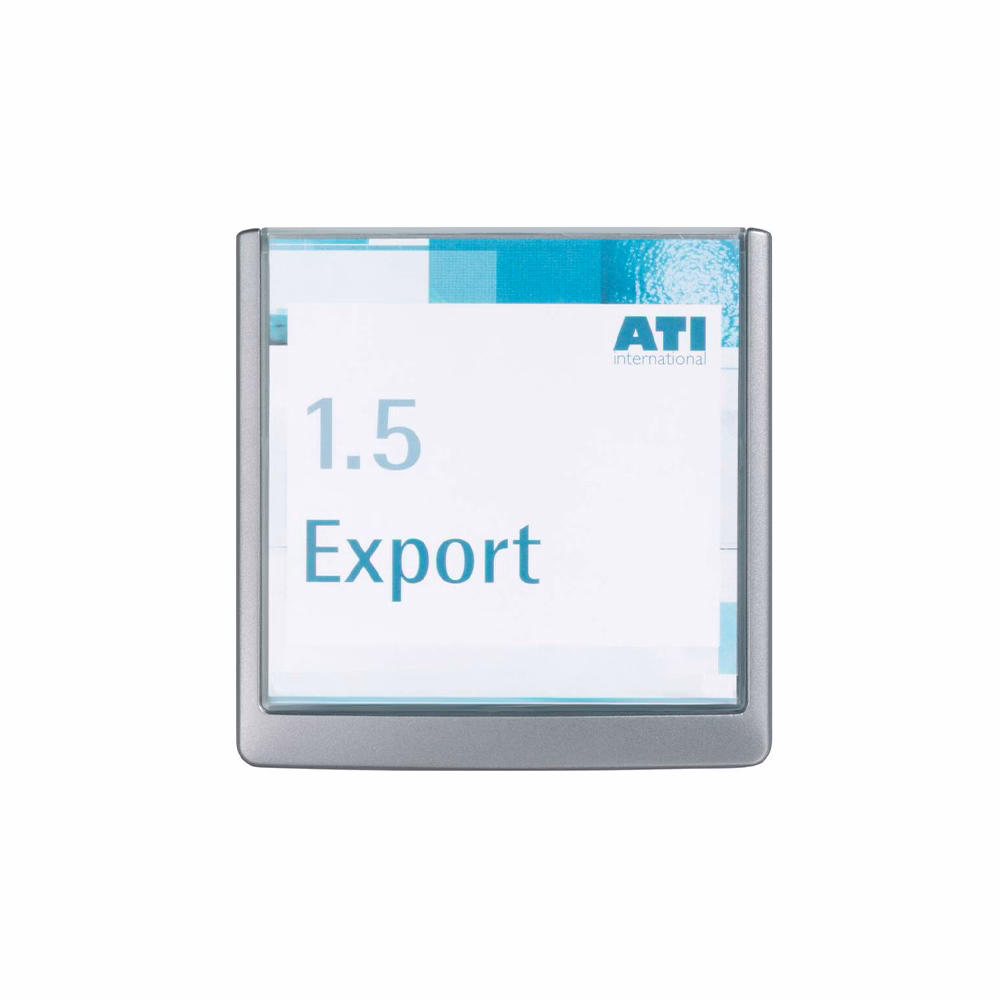 Irányítótábla DURABLE Click Sign 149x148,5 mm grafit