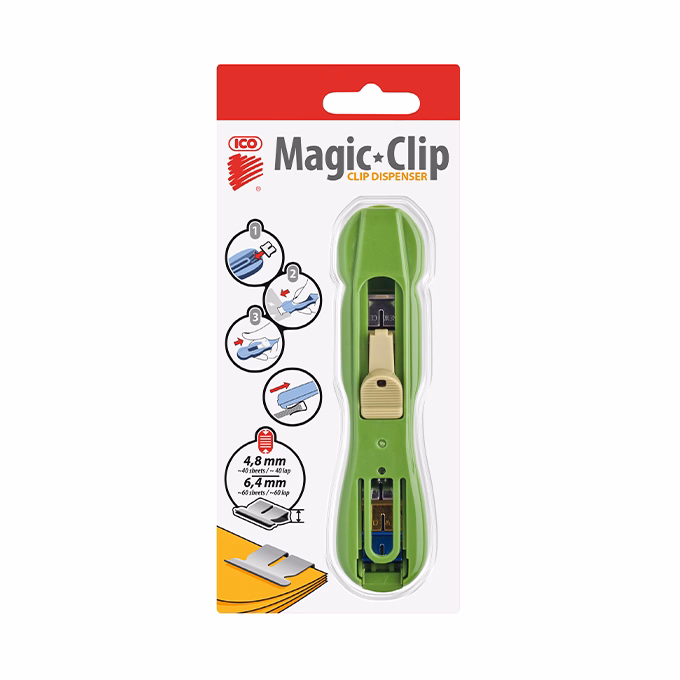 Iratcsíptető ICO Magic Clipper + kapocs