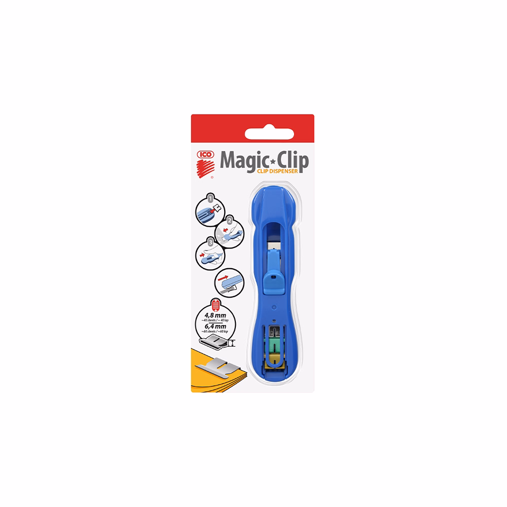 Iratcsíptető ICO Magic Clipper + kapocs